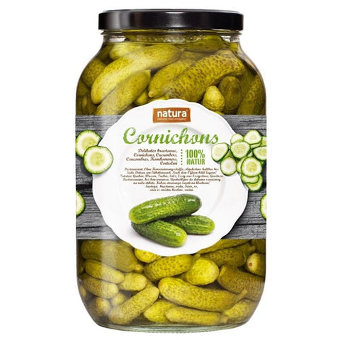 Kleine augurken Cornichons 2500 ml NATURA