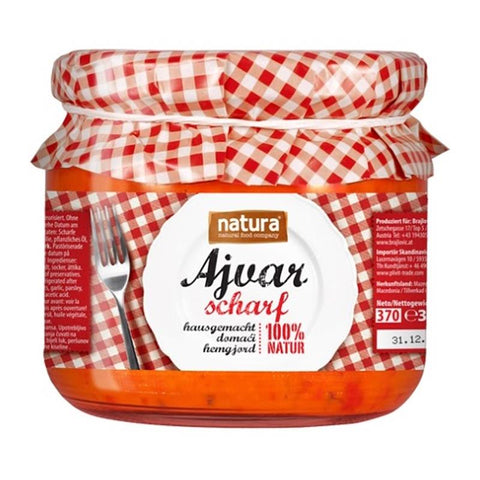 Ajvar NATURA pittig 370 ml