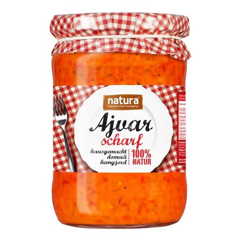 Ajvar  580 ml pittig  -  Natura