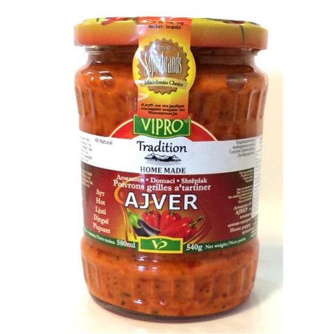 Ajvar 580 ML pittig - Vipro