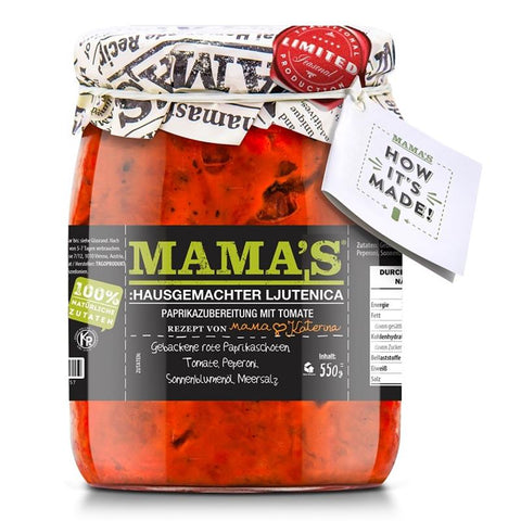 Mama's LUTENICA  550 ml Groente chutney Mild