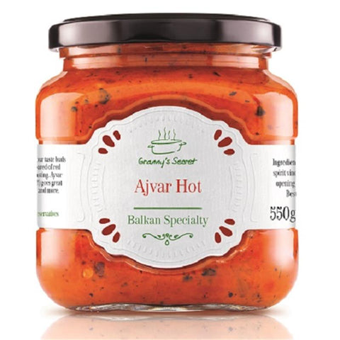 Ajvar  550g pittig- Granny's Secret