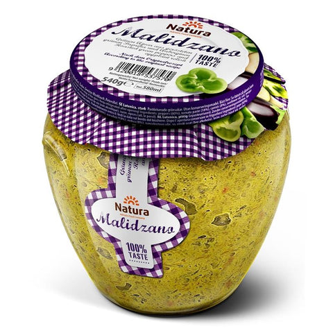 Aubergine & paprika saus 540g NATURA