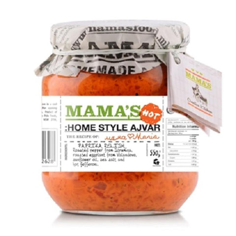 Mamas Ajvar 550 ml - pittig