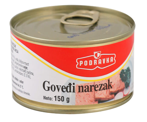 Narezak -CORNED BEEF  150g Podravka