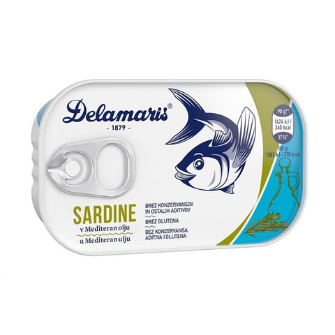 Sardine mediterraan in olie 90 g