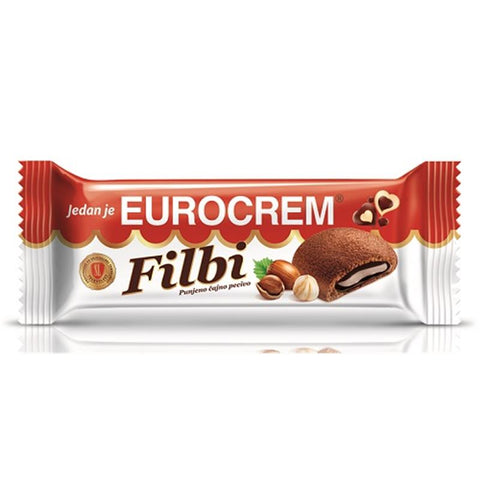 Eurocrem Chocolade gevulde cake biscuit 125g