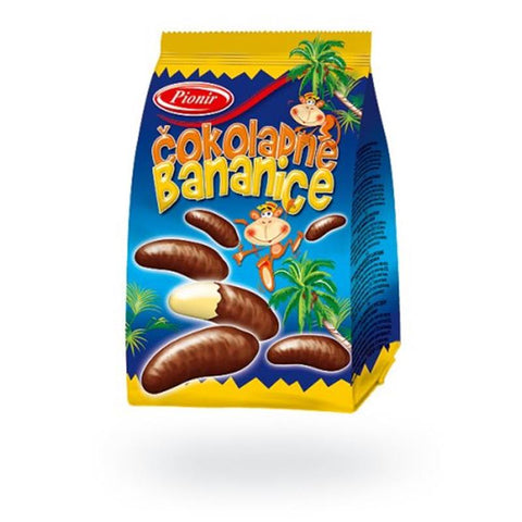 Chocolade banaantjes  150g Pionir