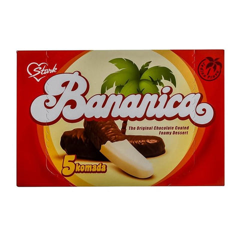 STARK Bananica 125 gr. chocolade omhulde schuim banaantjes