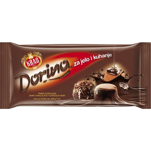 Dorina pure chocolade reep  200g