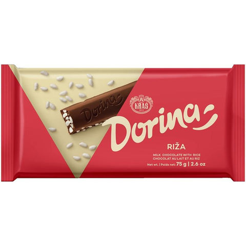 Dorina chocolade met gepofte rijst 75g