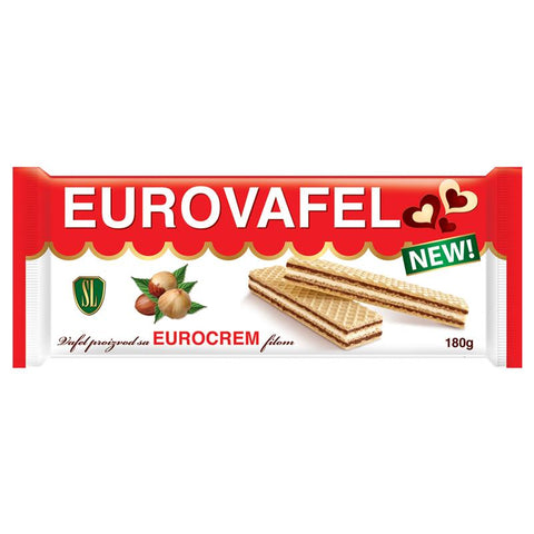 Eurovafel wafel met eurocrem vulling 180g Swisslion