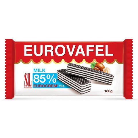 Eurodessert donkere wafel met eurocrem vulling150 g Swisslion