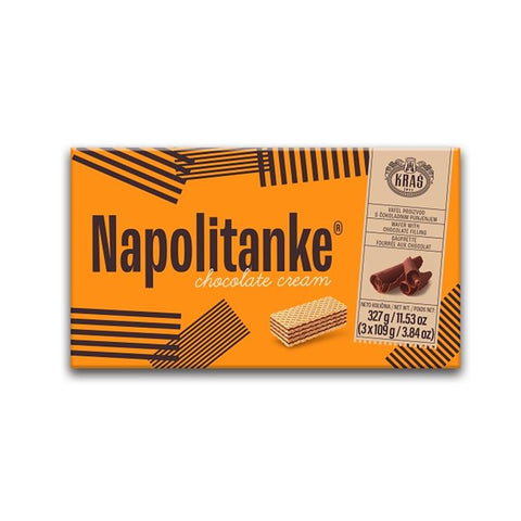 Napolitanke wafel met chocolade creme vulling 327G