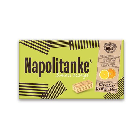 Napolitanke wafel met citroen creme vulling 327g Kras