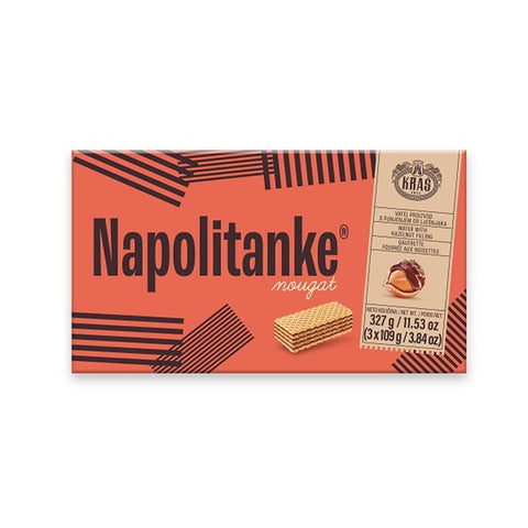 Napolitanke Wafel met nougat creme vulling 327g