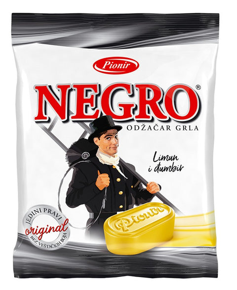 NEGRO citroen- gember snoep 100g