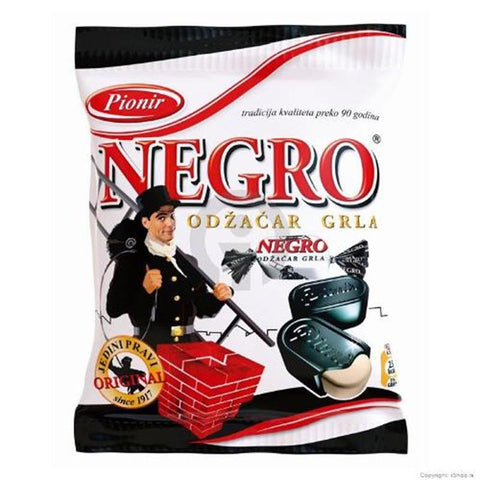 Negro hoestbonbons 100g