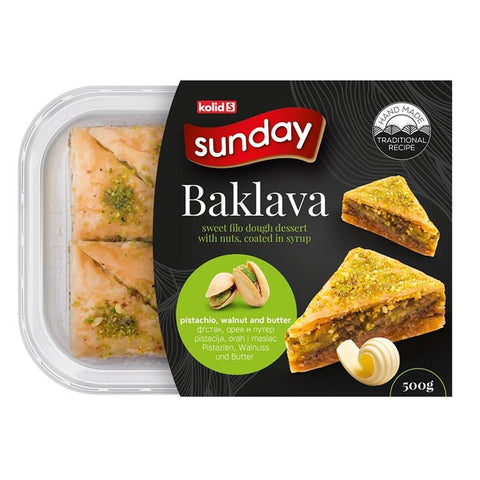 SUNDAY Pistache Baklava bladerdeeg desert 500g