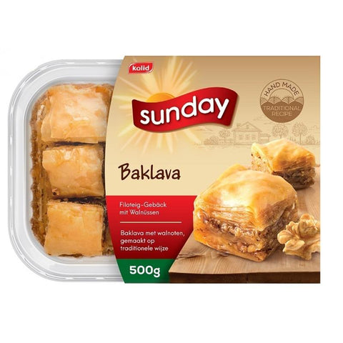 SUNDAY Traditional Baklava bladerdeeg desert met walnoot 500g