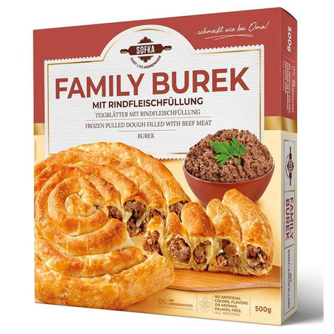 SOFKA FAMILY BUREK rundvlees 500g