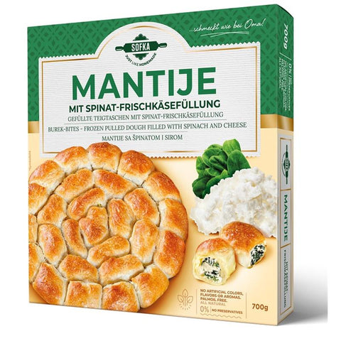 SOFKA MANTIJE -BITES SPINAZIE 700g